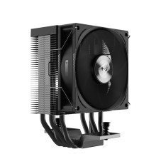 Кулер для процессора/ CPU Cooler PCCooler R400 (180W, 4-pin PWM, 133mm, Al/Cu, 4x6mm, 1x92mm, 40.94CFM, 30dBA, 2200RPM, S: 1851/1700/1200/115X, AM5/AM4, black)