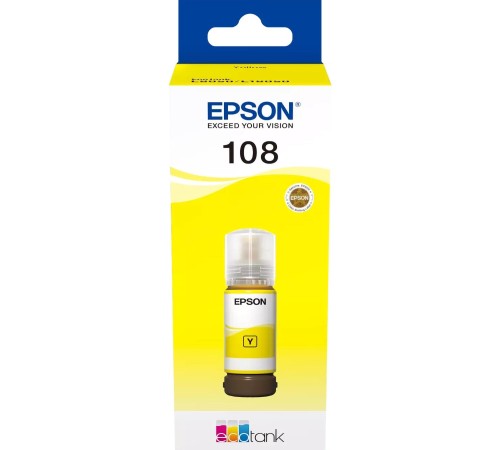 Чернила/ EPSON 108 YELLOW INK Чернила/ EPSON 108 YELLOW INK