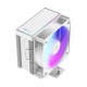Кулер для процессора Ocypus Gamma A40 WH ARGB, 100mm ARGB FAN, Top ARGB Panel, 4 HEAT PIPES, 4-PIN PWM, 600-2400 RPM, 29DBA, HYDRO BEARING, LGA115X/1200/1700/18XX, AM4/AM5
