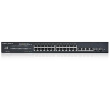 коммутатор Smart L3 Lite коммутатор Zyxel NebulaFlex XMG1930-30, rack 19", 24xRJ-45: 1/2.5G, 4xRJ-45: 1/2.5/5/10G, 2xSFP+