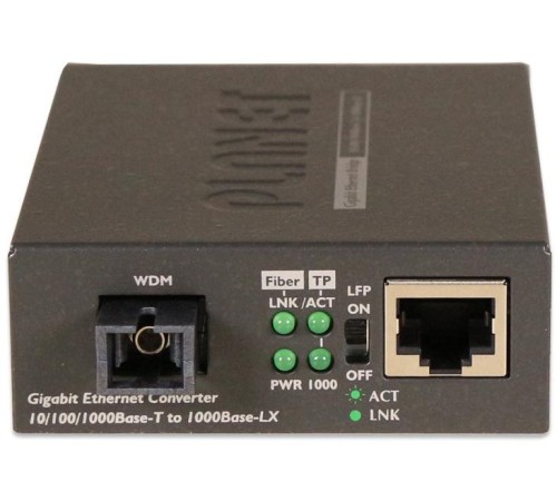 GT-806B60 медиа конвертер/ 10/100/1000Base-T to WDM Bi-directional Fiber Converter - 1550nm - 60KM GT-806B60 медиа конвертер/ 10/100/1000Base-T to WDM Bi-directional Fiber Converter - 1550nm - 60KM