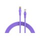 Патч-корд Vention прямой SFTP cat.6A, RJ45 - 0,3м. Фиолетовый