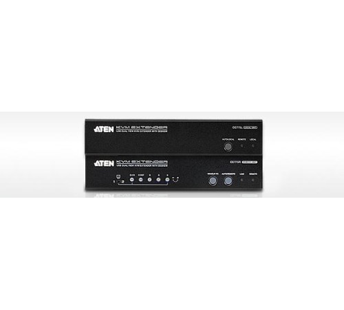 Удлинитель ATEN USB VGA Dual View Cat 5 KVM Extender with Deskew (1280 x 1024@300m)