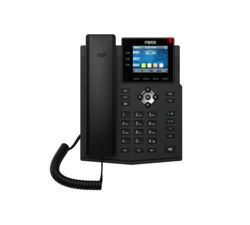 SIP телефон Fanvil X3U Pro, 6 SIP-акк., 2,8", 320x240 Цвет. экран, POE, БП в комп., 2x1 Gbps SIP телефон Fanvil X3U Pro, 6 SIP-акк., 2,8", 320x240 Цвет. экран, POE, БП в комп., 2x1 Gbps