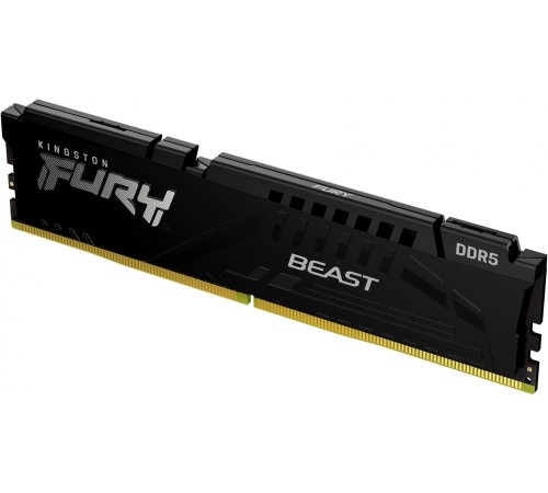 Память оперативная/ Kingston 8GB 5600MT/s DDR5 CL40 DIMM FURY Beast Black XMP Память оперативная/ Kingston 8GB 5600MT/s DDR5 CL40 DIMM FURY Beast Black XMP