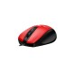 Мышь DX-150X, USB, G5, красная/чёрная (red, optical 1000dpi, подходит под правую руку) (Мятая упаковка)