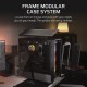 Корпус без блока питания/ Case Corsair Frame 4000D RS ARGB, Midi-Tower, TG, 3x120mm ARGB, 2xUSB-A 3.2, 1xUSB 3.2 Type-C, E-ATX, ATX, mATX, mITX Black