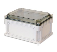 Корпус RAM box без МП 600х300х160 мм, с фланцами, прозрачная крышка высотой 35 мм, IP67