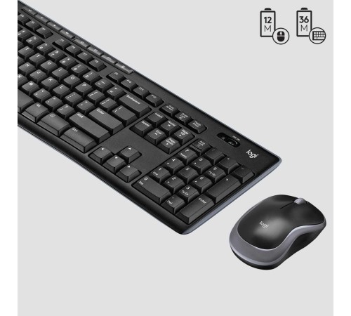 Клавиатура беспроводная Logitech K270 (приемник Unifying, 2 батарейки AAA) (арт. 920-003058, M/N: Y-R0015 / C-U0007) С КИРИЛЛИЦЕЙ Клавиатура беспроводная Logitech K270 (приемник Unifying, 2 батарейки AAA) (арт. 920-003058, M/N: Y-R0015 / C-U0007) С КИРИЛЛИЦЕЙ