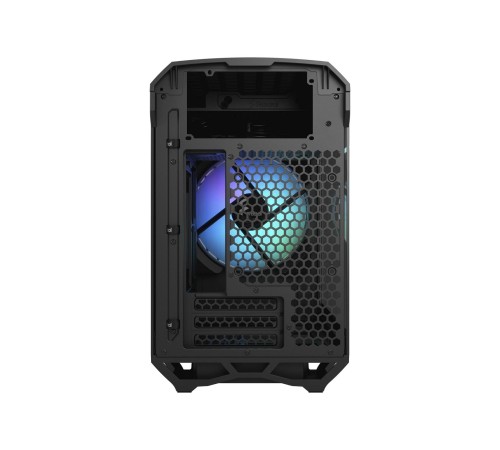 Корпус ПК без блока питания/ Case Fractal Design Torrent Nano RGB TG Light Tint, Mini-Tower, 1x180mm RGB, 2xUSB-A 3.2 + 1xUSB 3.2 Type-C mITX, mDTX Black