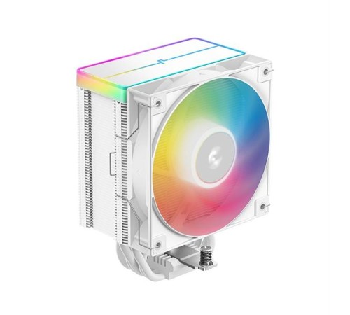 Кулер для процессора DEEPCOOL AG500 WH ARGB V2 LGA1700/1200/115X/AM5/AM4 (12шт/кор, TDP 240W, PWM, ARGB Fan 120mm, 5 тепл. трубок, белый) RET (R-AG500-WHAMMN-GJD)