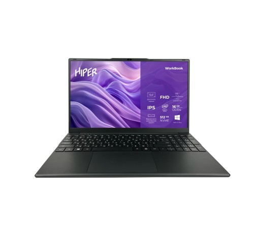 Ноутбук/ HIPER Workbook I151 15.6"(1920x1080 IPS)/Intel Core i3 1215U(1.2Ghz)/16384Mb/512SSDGb/noDVD/Int:Intel UHD Graphics/Cam/BT/WiFi/51.3WHr/war 1y/1.7kg/Black/Win11Pro Ноутбук/ HIPER Workbook I151 15.6"(1920x1080 IPS)/Intel Core i3 1215U(1.2Ghz)/16384Mb/512SSDGb/noDVD/Int:Intel UHD Graphics/Cam/BT/WiFi/51.3WHr/war 1y/1.7kg/Black/Win11Pro