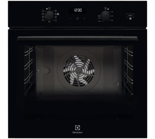 Встраиваемые электрические духовки ELECTROLUX/ Духовой шкаф с паром SteamBake, основной цвет - чёрный, утапливаемые переключатели, таймер отключения, отложенный старт, будильник, хромированные направляющие из нержавеющей стали Easy Entry , телескопические