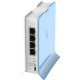 Точка доступа wi-fi MikroTik hAP lite with 650MHz CPU, 32MB RAM, 4xLAN, built-in 2.4Ghz 802.11b/g/n 2x2 two chain wireless with integrated antennas, RouterOS L4, tower case, PSU