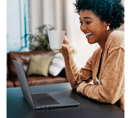 Ноутбук/ ASUS BM1403CDA-S60193 14"(1920x1080 (матовый) WVA)/AMD Ryzen 5 7535U(2.9Ghz)/16384Mb/512PCISSDGb/noDVD/Int:shared/Cam/BT/WiFi/42WHr/war 1y/1.38kg/Gentle Grey/DOS