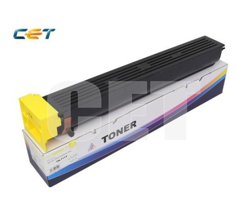 -/ Тонер-картридж TN-711Y для KONICA MINOLTA Bizhub C654/754 (CET) Yellow, 535г, 31500 стр.
