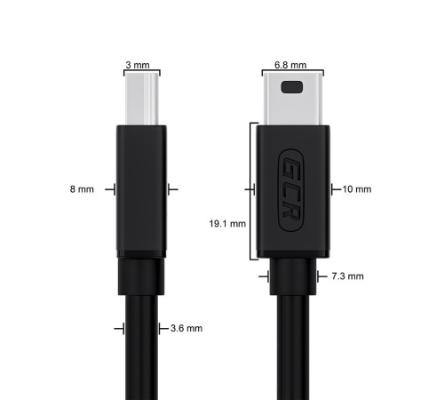 Greenconnect Кабель 1.5m USB 2.0, AM/mini 5P, черный, 28/28 AWG, экран, армированный, морозостойкий, GCR-UM2M5P-BB2S-1.5m Greenconnect Кабель 1.5m USB 2.0, AM/mini 5P, черный, 28/28 AWG, экран, армированный, морозостойкий, GCR-UM2M5P-BB2S-1.5m