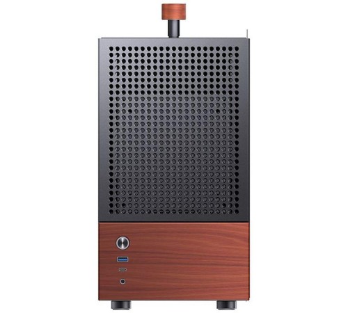 Корпус без блока питания/ Case JONSBO T6, Mini-Tower, 1x140mm, 1xUSB-A 3.0 + 1xUSB-C 3.2, mITX, wood panel + wooden handle Black Корпус без блока питания/ Case JONSBO T6, Mini-Tower, 1x140mm, 1xUSB-A 3.0 + 1xUSB-C 3.2, mITX, wood panel + wooden handle Black