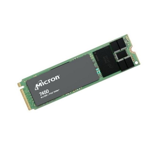 Твердотельный накопитель Micron 7450 PRO 960GB NVMe M.2 (22x80mm) PCIe 4.0 x4, R5000/W1400MB/s 3D TLC 1DWPD 520K/82K IOPS 1700TBW SSD Enterprise Solid State Drive, 1 year, OEM