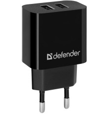 Defender Сетевой адаптер UPC-21 2xUSB,5V/2.1А кабель microUSB