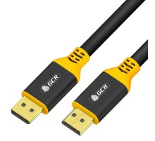 GCR Кабель 2.0m DisplayPort v1.2, черный, AL case, желтый ПВХ, 28/28 AWG, GCR-54437