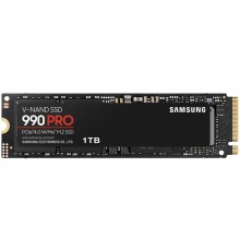 Твердотельный накопитель SSD M.2 (PCI-E NVMe 2.0 Gen 4.0 x4) 1Tb Samsung 990 PRO (R7450/W6900MB/s) 1year