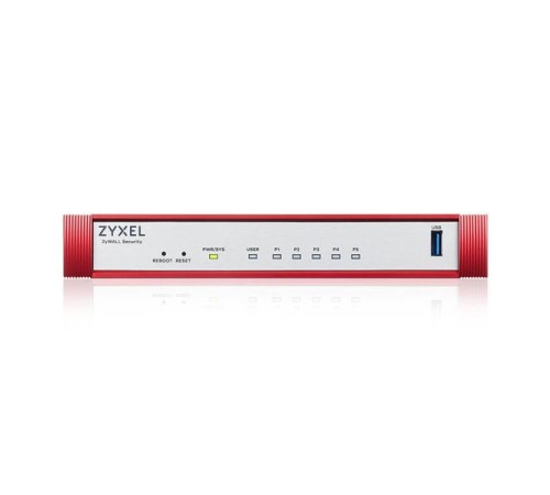 Межсетевой экран Межсетевой экран Zyxel USG FLEX 50H с подпиской Gold на 1 год (AV, CF, IDP/DPI, Sandboxing, SecuReporter, Secure Wi-Fi, 12 AP), 5xRJ-45: 1G (LAN/WAN), 1xUSB3.0, AP Controller (8/12) **