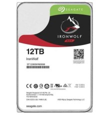 Жесткий диск Seagate IronWolf NAS HDD 3.5" SATA 12Tb, 7200 rpm, 256Mb buffer, 512e, ST12000VN0008, 1 year