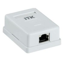 ITK Настенная инф. розетка RJ45 кат. 6 FTP 1-порт