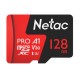 Носитель информации Netac P500 Extreme PRO 128GB MicroSDXC V30/A1/C10 up to 100MB/s, retail pack with SD Adapter