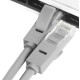Greenconnect Патч-корд прямой 2.5m, UTP кат.5e, серый, позолоченные контакты, 24 AWG, литой, GCR-51080 ethernet high speed 1 Гбит/с, RJ45, T568B