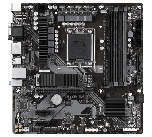 Материнская плата/ MB GIGABYTE INTEL B760 s1700, 4xDDR4(128GB), HDMI 2.0/DP, 1xPCIe 4.0x16, 4xPCIe 3.0x16, 1xLAN, 4xSATA 6Gb/s, 2xM.2, 1xUSB-C, 1xUSB 3.2, 4xUSB 2.0, 1xPS/2, ATX Материнская плата/ MB GIGABYTE INTEL B760 s1700, 4xDDR4(128GB), HDMI 2.0/DP, 1xPCIe 4.0x16, 4xPCIe 3.0x16, 1xLAN, 4xSATA 6Gb/s, 2xM.2, 1xUSB-C, 1xUSB 3.2, 4xUSB 2.0, 1xPS/2, ATX