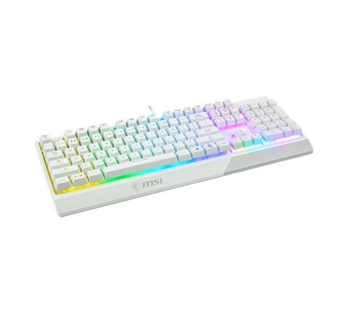 клавиатура проводная Gaming Keyboard MSI VIGOR GK30, Wired, Mechanical-like plunger switches. 6 zones RGB lighting with several lighting effects.  Anti-ghosting Capability. Water Resi (незначительное повреждение коробки)