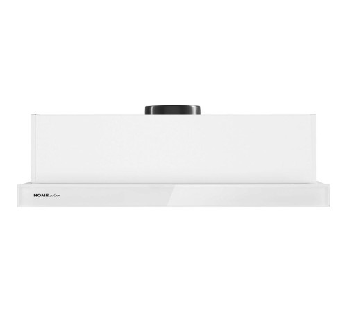 ВЫТЯЖКА HOMSair Flat 60 White/ встраиваемая, колыбельное управление, 2 скорости, 520 м3/ч, до 20 м2, 45 дБ, угольный фильтр CF110 - 1 шт, ШхВхД: 600х176х280 мм, белый цвет