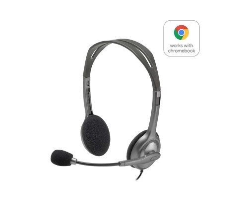 Гарнитура Logitech H111 (1 x 3.5мм, кабель 1.8м) (M/N: A-00021) (Мятая упаковка) Гарнитура Logitech H111 (1 x 3.5мм, кабель 1.8м) (M/N: A-00021) (Мятая упаковка)