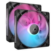 Кулер для корпуса/ Case Cooler Corsair iCUE LINK RX140 RGB (140x140x25mm, 4-pin PWM, RGB, 94.7CFM, 36dBA, 1700RPM, Black, 2pcs)