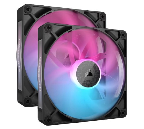 Кулер для корпуса/ Case Cooler Corsair iCUE LINK RX140 RGB (140x140x25mm, 4-pin PWM, RGB, 94.7CFM, 36dBA, 1700RPM, Black, 2pcs) Кулер для корпуса/ Case Cooler Corsair iCUE LINK RX140 RGB (140x140x25mm, 4-pin PWM, RGB, 94.7CFM, 36dBA, 1700RPM, Black, 2pcs)