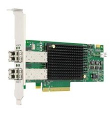 адаптер Broadcom Emulex LPe32002-M2 HBA Dual Port 32Gb Fibre Channel HBA (LPE32002-M2), LP + FH, transivers included