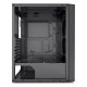 Корпус без блока питания/ Case PCCooler MA100 MESH BK, Midi-Tower, TG, Mesh, 3x120mm ARGB, 1xUSB-A 3.0 + 2xUSB-A 2.0, ATX, mATX, mITX Black