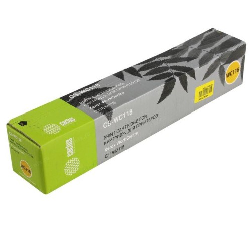 -/ Картридж лазерный Cactus CS-WC118 006R01179 черный (11000стр.) для Xerox WorkCentre C118/M118
