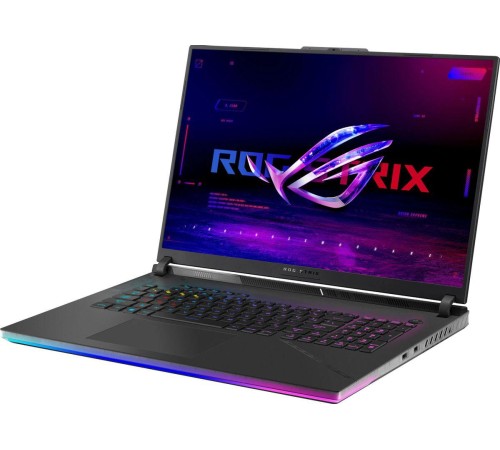 Ноутбук/ ASUS ROG Strix SCAR 18 G834JZR-N6072 18"(2560x1600 WVA (матовый, 240Hz, 3ms) )/Intel Core i9 14900HX(2.39Ghz)/32768Mb/1024PCISSDGb/noDVD/Ext:nVidia GeForce RTX4080(12288Mb)/Cam/BT/WiFi/90WHr/war 1y/3.1kg/Off Black/DOS Ноутбук/ ASUS ROG Strix SCAR 18 G834JZR-N6072 18"(2560x1600 WVA (матовый, 240Hz, 3ms) )/Intel Core i9 14900HX(2.39Ghz)/32768Mb/1024PCISSDGb/noDVD/Ext:nVidia GeForce RTX4080(12288Mb)/Cam/BT/WiFi/90WHr/war 1y/3.1kg/Off Black/DOS