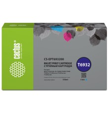 -/ Картридж струйный Cactus CS-EPT693200 T6932 голубой (350мл) для Epson SureColor SC-T3000/T3070/T3200