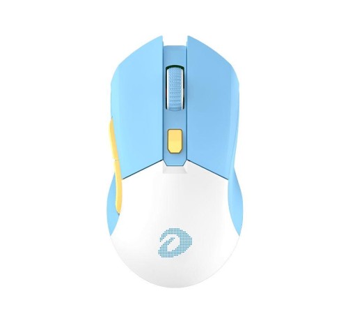 Мышь игровая беспроводная Dareu EM901X Blue-White (голубой-белый), DPI 400/800/1600/3200/6400/12000, подключение: проводное+2.4GHz, подсветка RGB, с зарядной станцией, встроенный аккумулятор 930mAh, размер 124x67x39мм Мышь игровая беспроводная Dareu EM901X Blue-White (голубой-белый), DPI 400/800/1600/3200/6400/12000, подключение: проводное+2.4GHz, подсветка RGB, с зарядной станцией, встроенный аккумулятор 930mAh, размер 124x67x39мм
