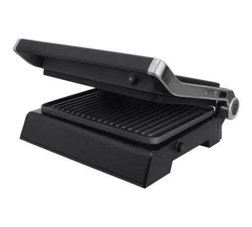Гриль KORTING/ Гриль KORTING, мощность 2000 Вт, сенсорное управление, цветной дисплей, 10 автоматических программ, раздельная регулировка температуры верхней и нижней панелей, температура от 90 до 230 градусов, таймер, цвет черный