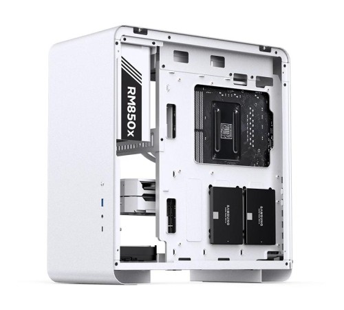Корпус без блока питания/ Case JONSBO U4 PRO MESH, Midi-Tower, no fan, 1xUSB-A 3.2 + 1xUSB-C 3.2, ATX, mATX, mITX White