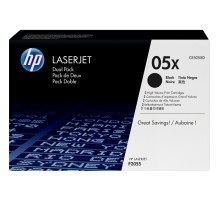 Тонер-картридж набор из 2 шт/ HP LaserJet CE505X Dual Pack Black Print Cartridge
