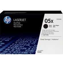 Тонер-картридж набор из 2 шт/ HP LaserJet CE505X Dual Pack Black Print Cartridge