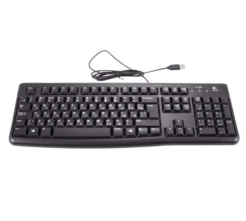 Клавиатура Logitech K120 (арт. 920-002583, M/N: Y-U0009) С КИРИЛЛИЦЕЙ Клавиатура Logitech K120 (арт. 920-002583, M/N: Y-U0009) С КИРИЛЛИЦЕЙ