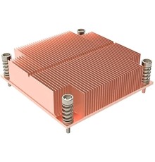 Радиатор/ CPU Cooler ALSEYE 1U1C-1700, LGA1700 (square), 125W,Cu base + Cu fin