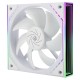Кулер для корпуса/ Case Cooler Thermalright TL-M12W (120x124x25mm, 4-pin PWM, ARGB, 47.6CFM, 23.2dBA, 1500RPM, White)